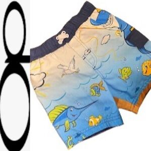 🐟🐠 Cute Ocean Fish Swim Trunks